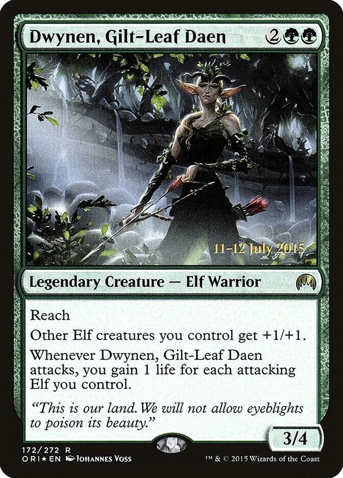 Dwynen, Gilt-Leaf Daen (172) [Prerelease Cards]