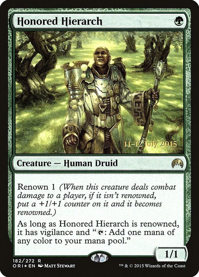 Honored Hierarch (182) [Prerelease Cards]