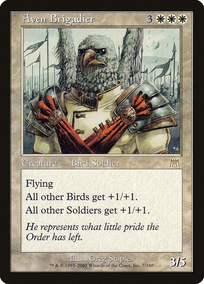Aven Brigadier (7) [Onslaught]