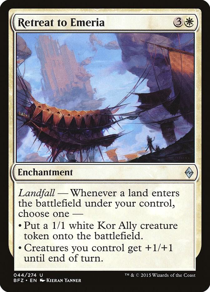 Retreat to Emeria (44) [Battle for Zendikar]