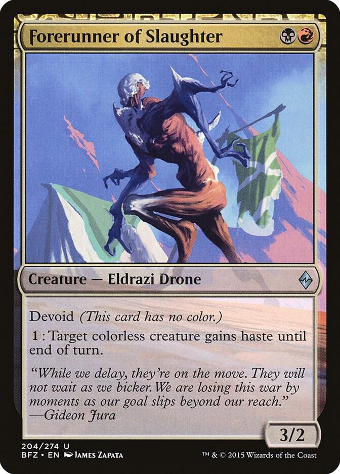 Forerunner of Slaughter (204) [Battle for Zendikar]