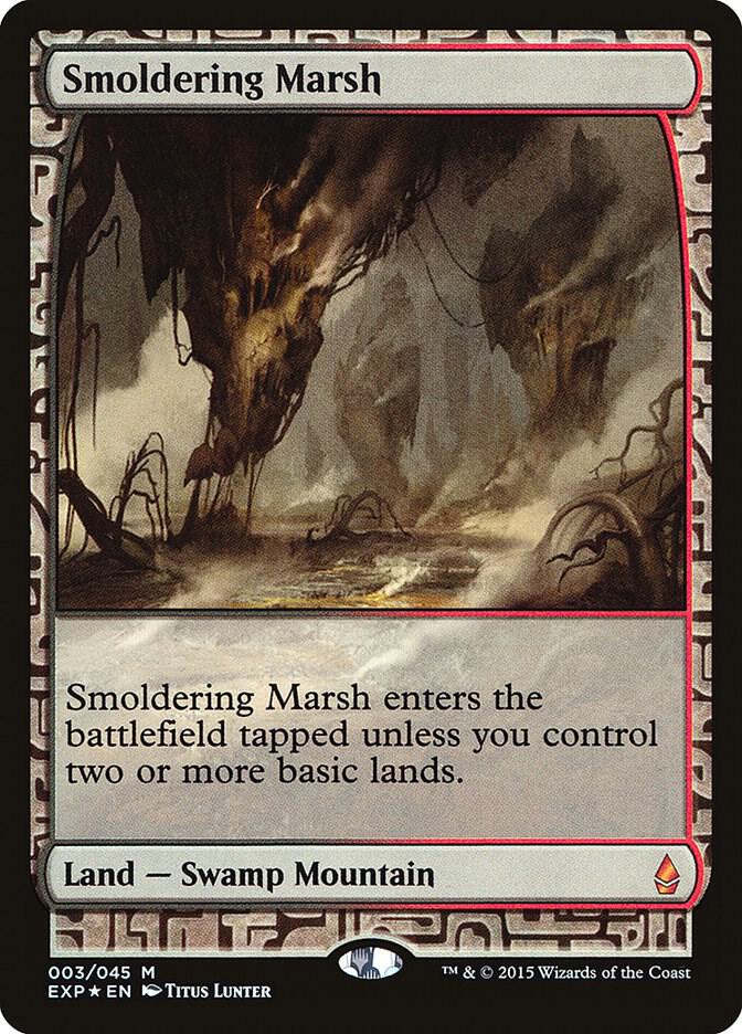 Smoldering Marsh (3) [Zendikar Expeditions]