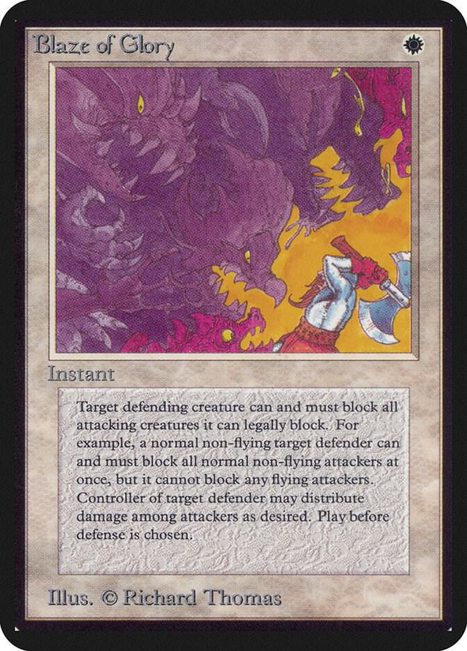 Blaze of Glory (6) [Limited Edition Alpha]