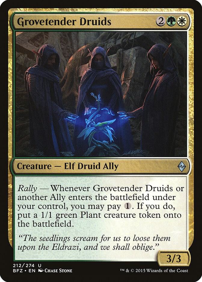 Grovetender Druids (212) [Battle for Zendikar]
