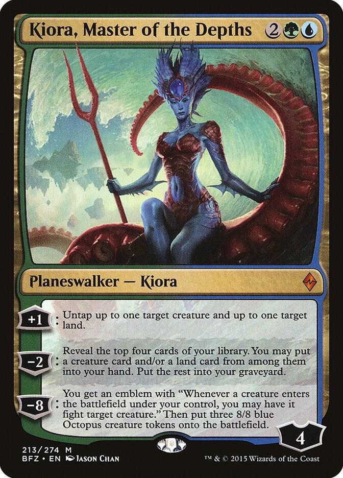 Kiora, Master of the Depths (213) [Battle for Zendikar]