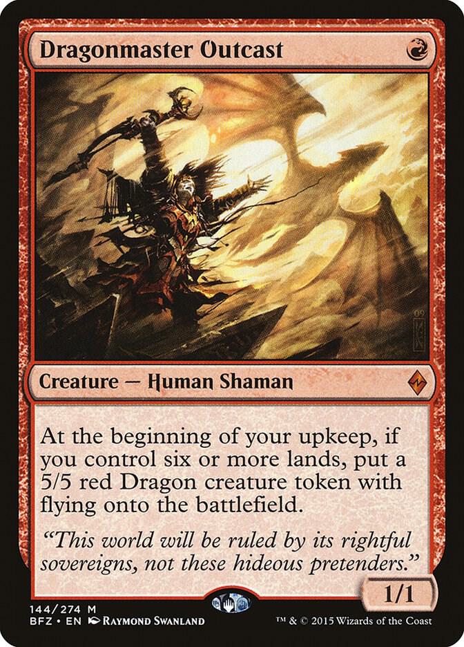 Dragonmaster Outcast (144) [Battle for Zendikar]