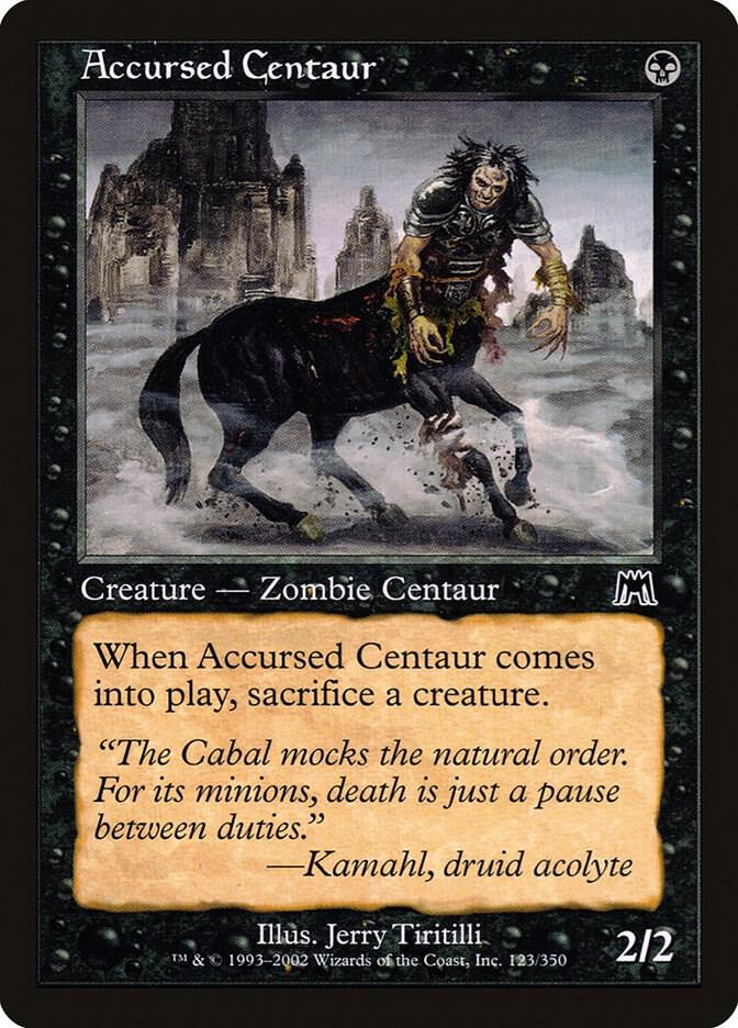 Accursed Centaur (123) [Onslaught]