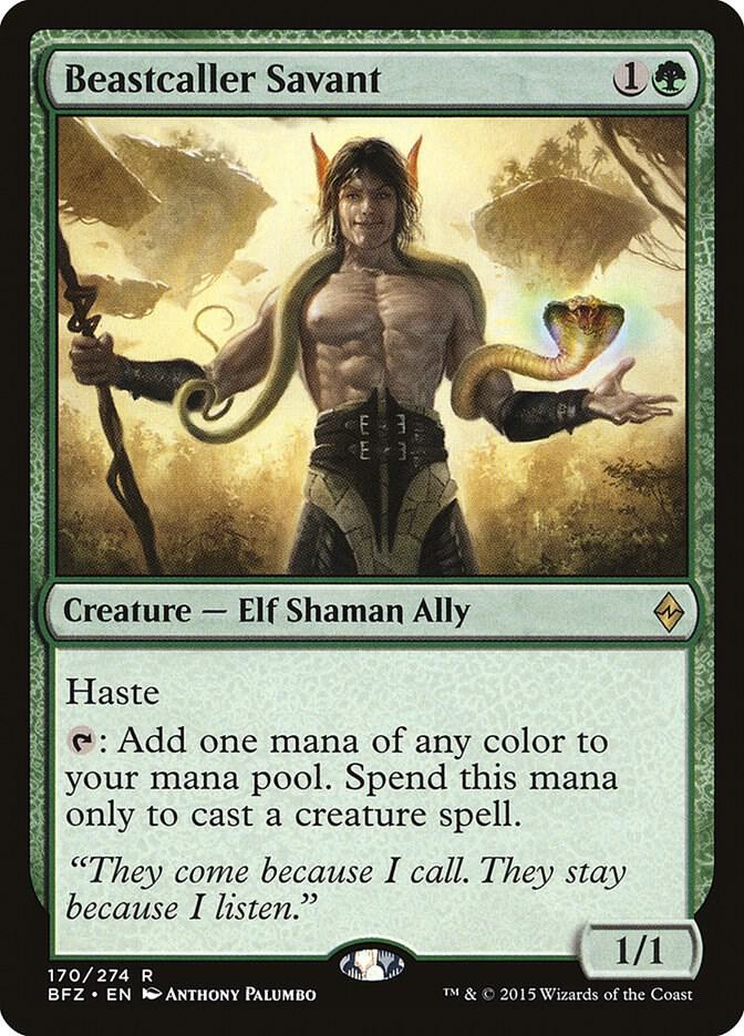 Beastcaller Savant (170) [Battle for Zendikar]