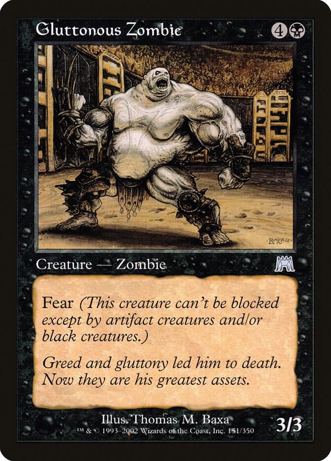 Gluttonous Zombie (151) [Onslaught]