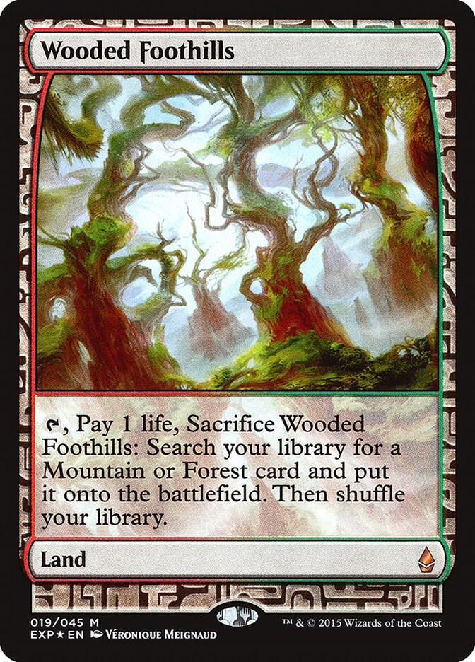 Wooded Foothills (19) [Zendikar Expeditions]