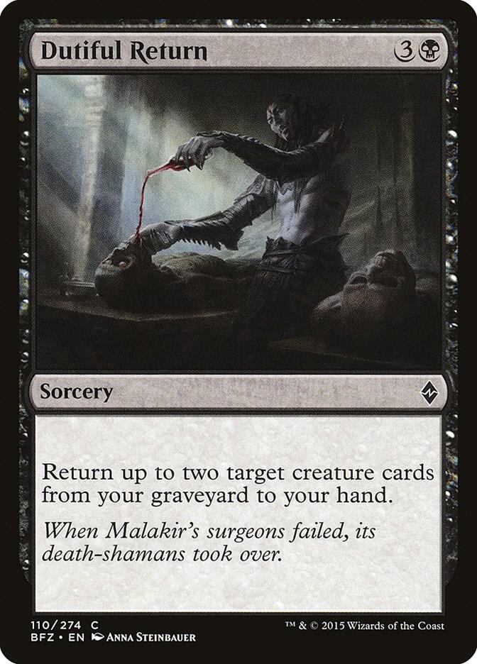 Dutiful Return (110) [Battle for Zendikar]