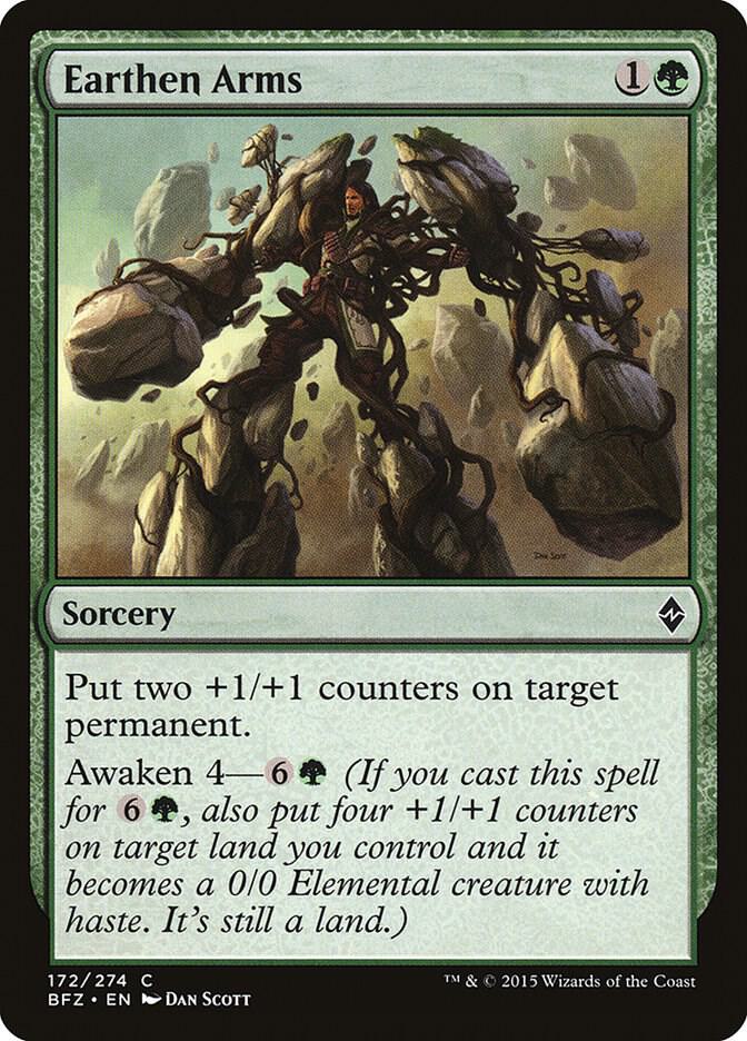 Earthen Arms (172) [Battle for Zendikar]