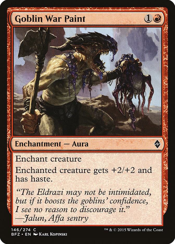 Goblin War Paint (146) [Battle for Zendikar]
