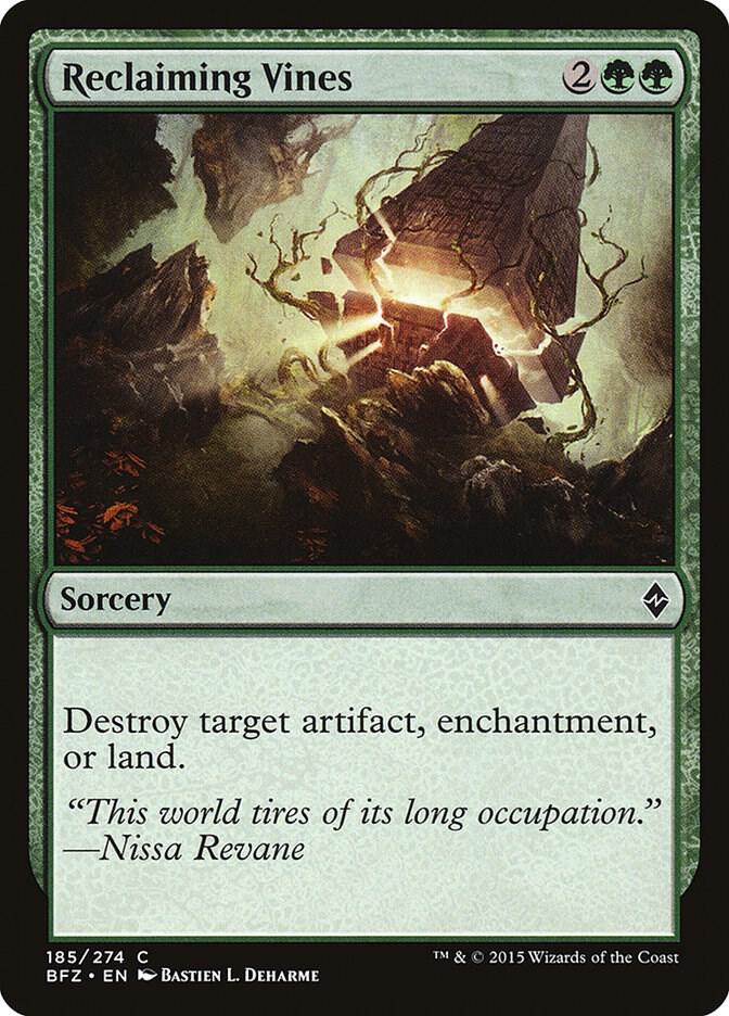 Reclaiming Vines (185) [Battle for Zendikar]