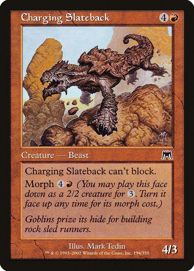Charging Slateback (194) [Onslaught]