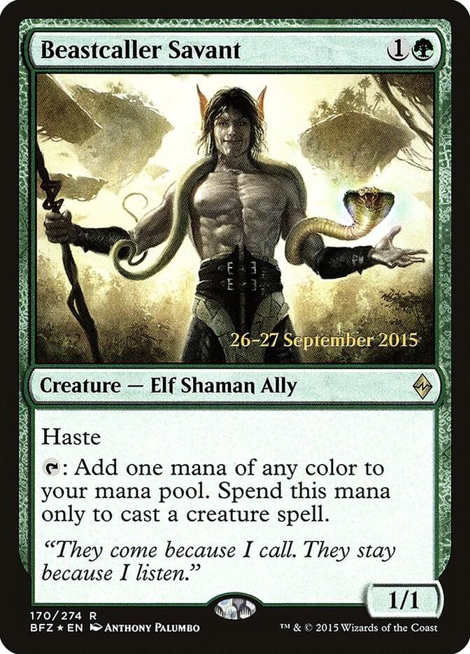 Beastcaller Savant (170) [Prerelease Cards]