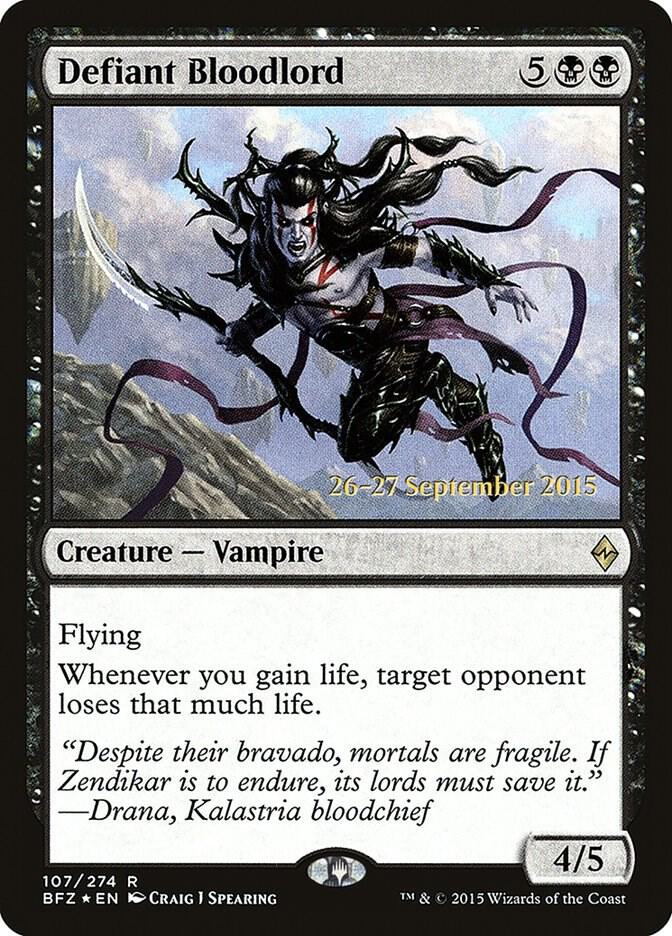 Defiant Bloodlord (107) [Prerelease Cards]
