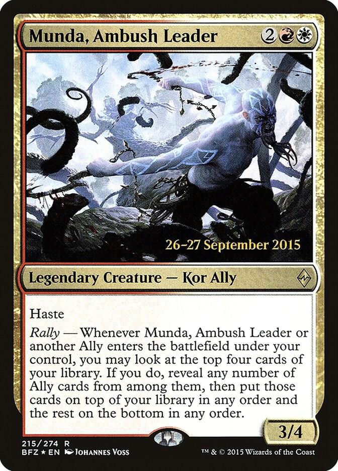 Munda, Ambush Leader (215) [Prerelease Cards]