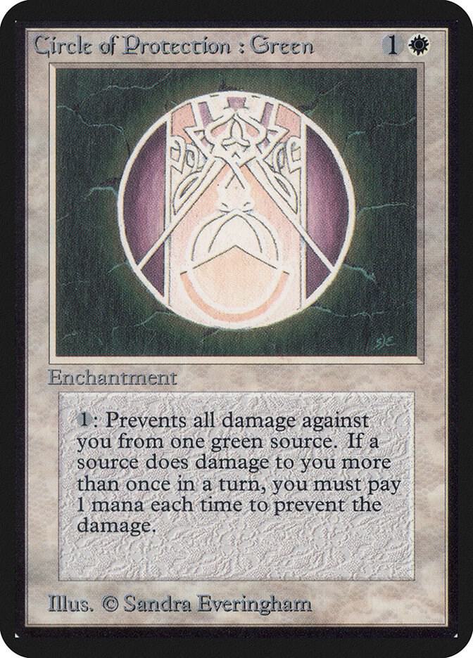Circle of Protection: Green (11) [Limited Edition Alpha]
