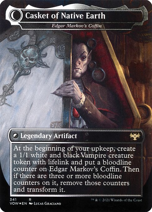 Dracula the Voyager - Edgar, Charmed Groom (341) [Innistrad: Crimson Vow] [Borderless] Reverse