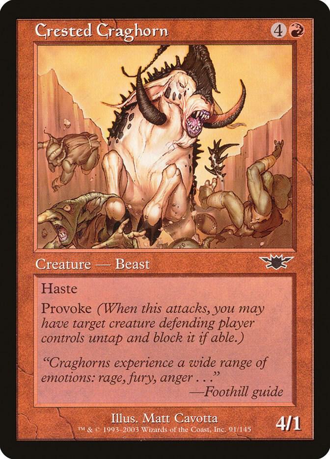 Crested Craghorn (91) [Legions]