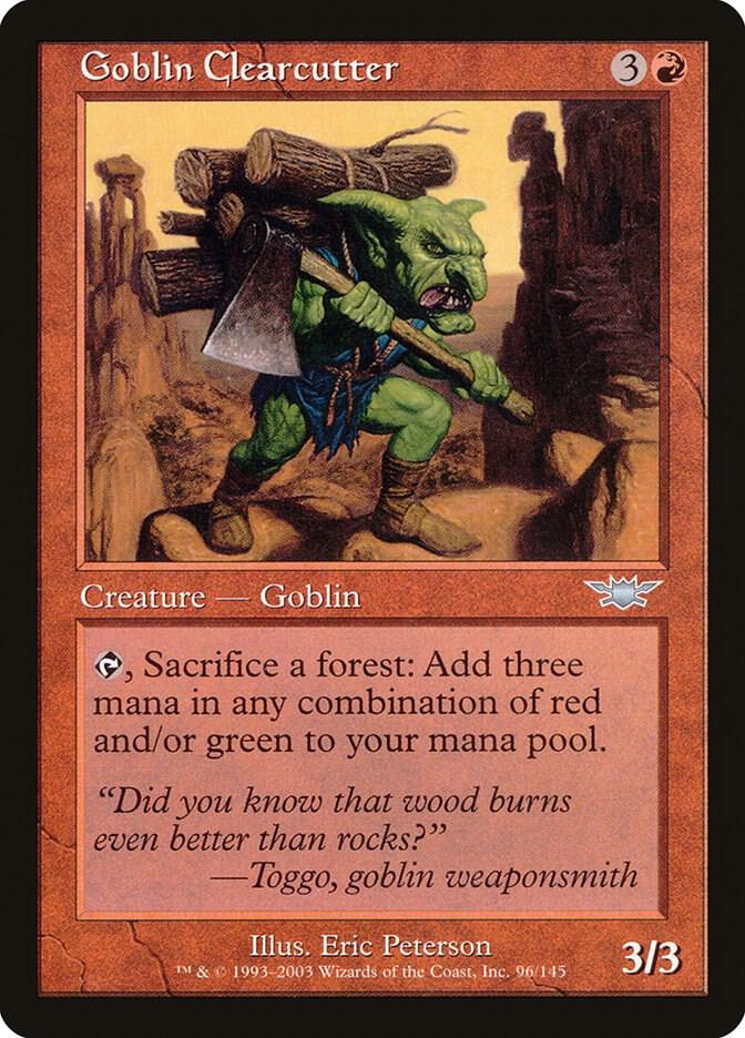 Goblin Clearcutter (96) [Legions]