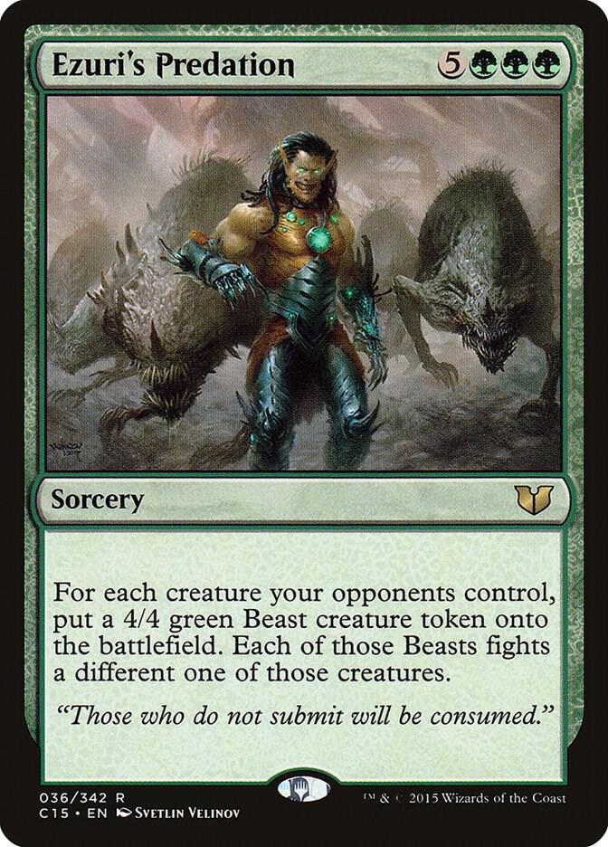 Ezuri's Predation (36) [Commander 2015]