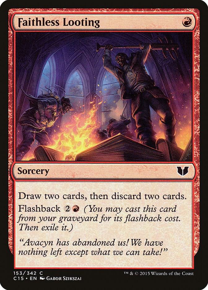 Faithless Looting (153) [Commander 2015]