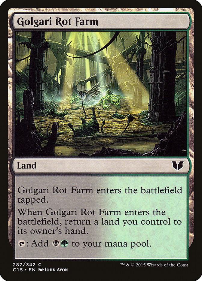 Golgari Rot Farm (287) [Commander 2015]