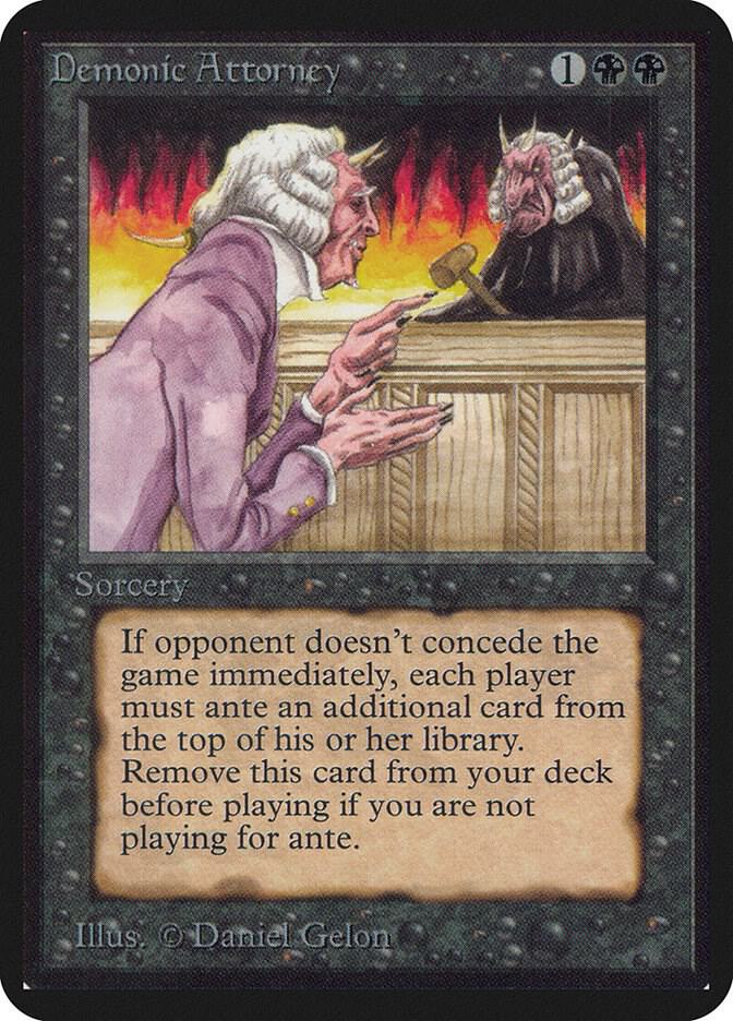 Demonic Attorney (102) [Limited Edition Alpha]