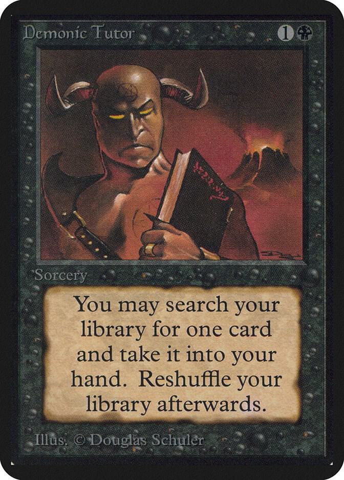 Demonic Tutor (104) [Limited Edition Alpha]