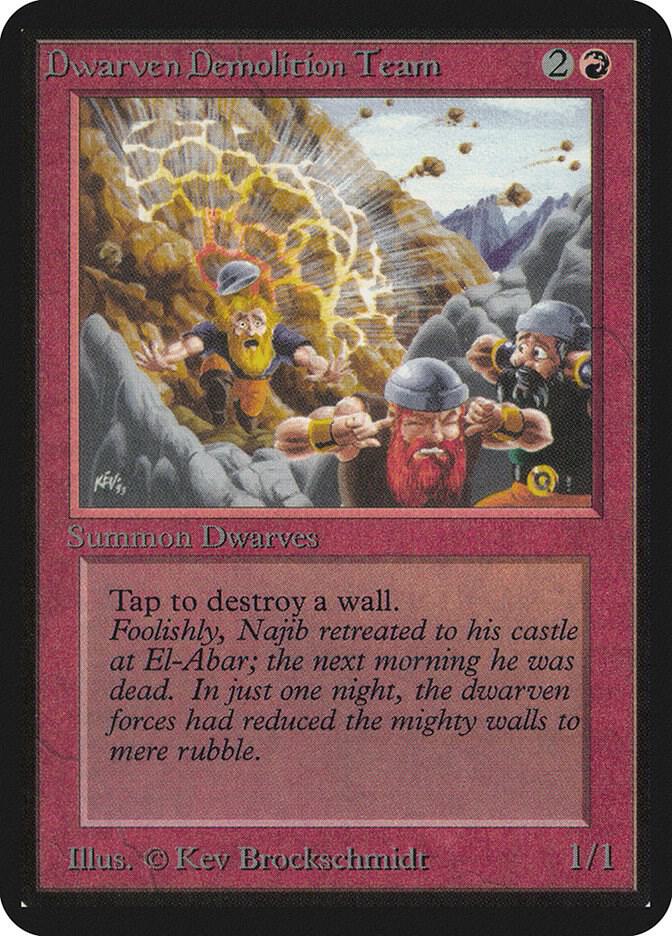 Dwarven Demolition Team (142) [Limited Edition Alpha]