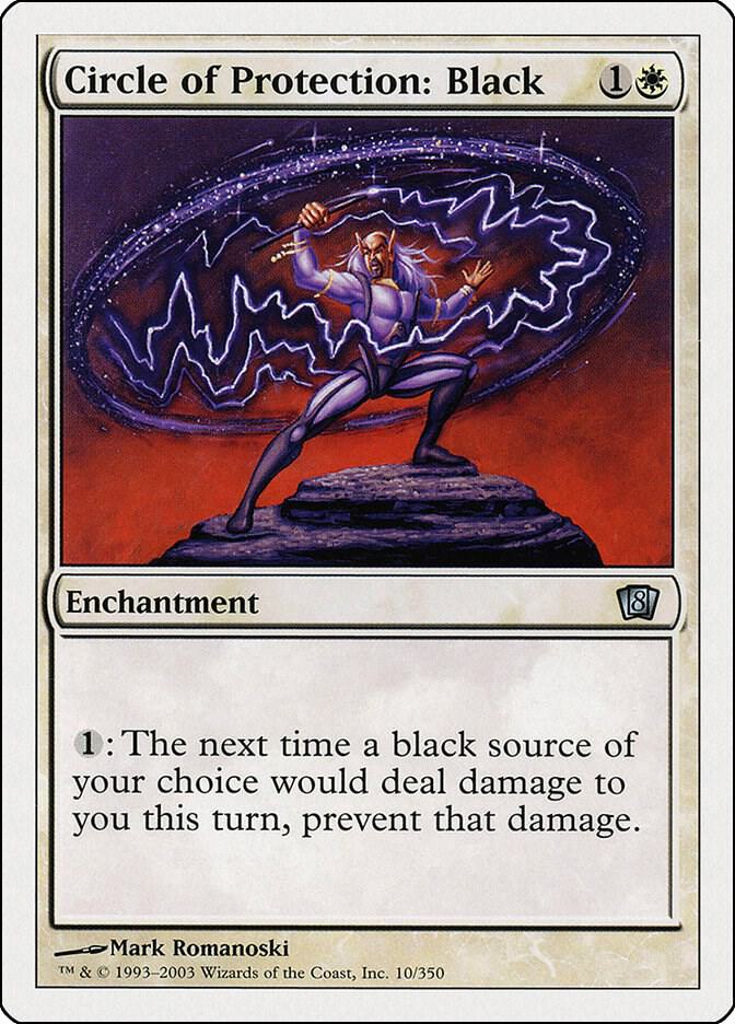 Circle of Protection: Black (10) [Eighth Edition]