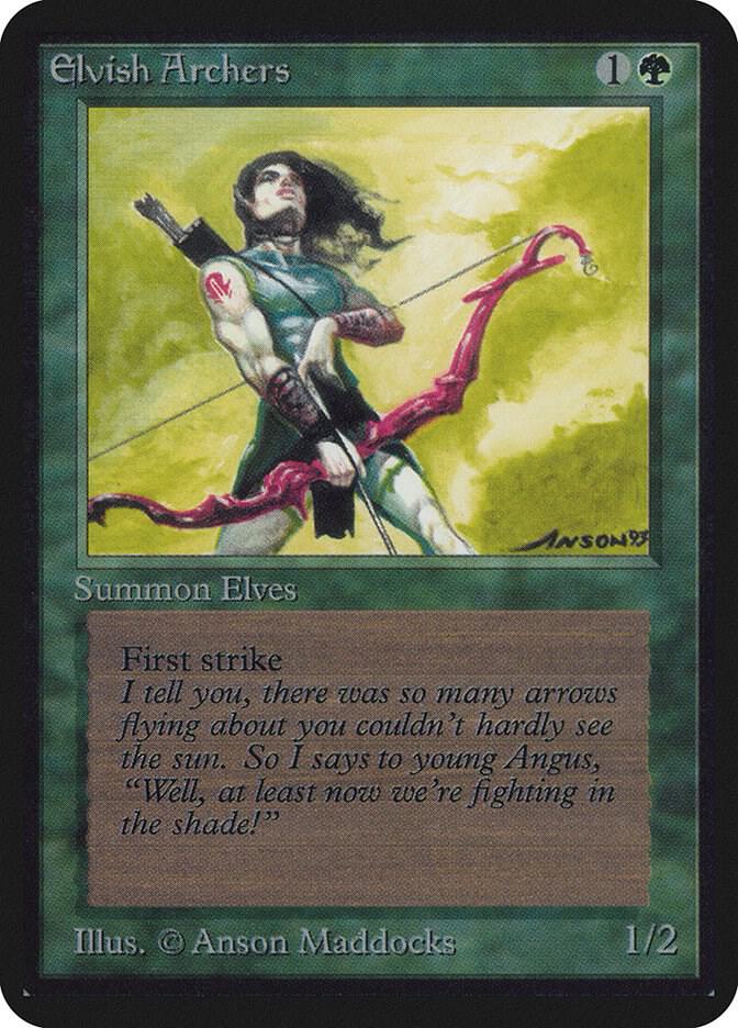 Elvish Archers (191) [Limited Edition Alpha]