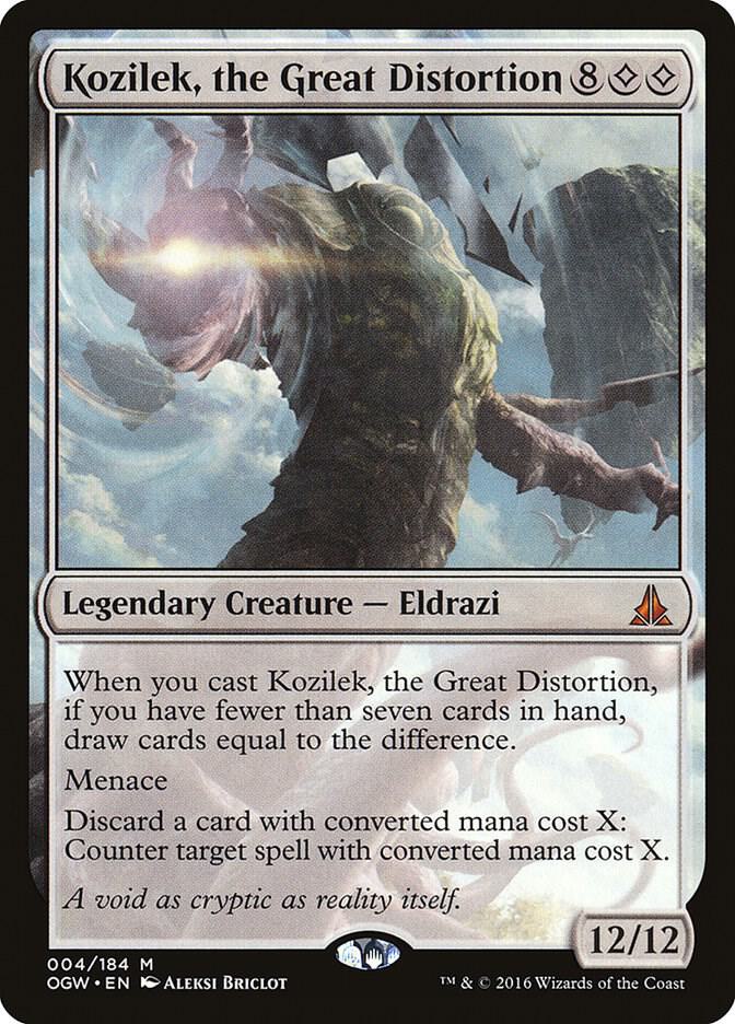 Kozilek, the Great Distortion (4) [Oath of the Gatewatch]