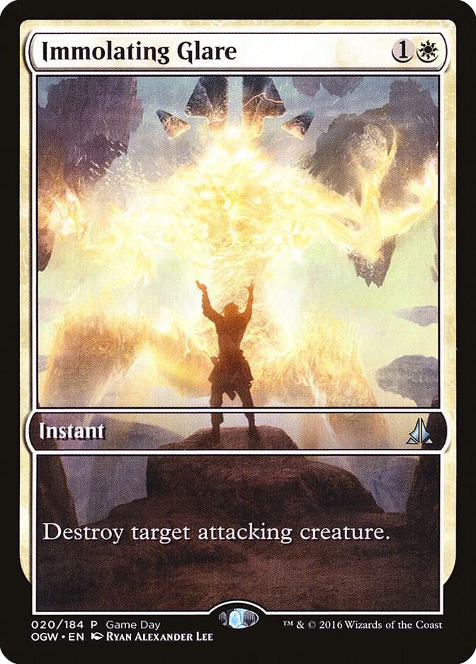 Immolating Glare (20) [Game Day Promos]