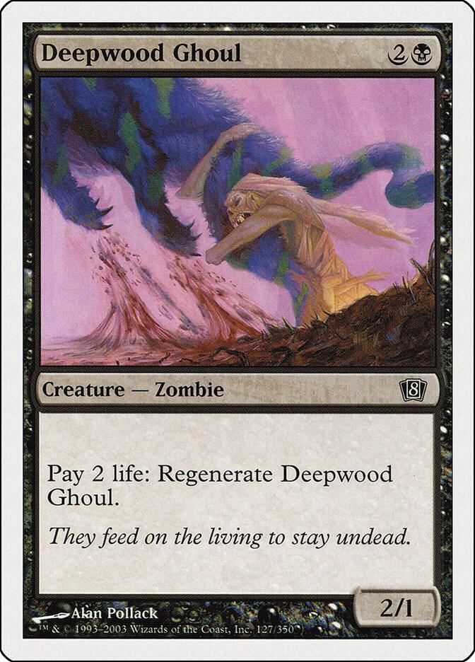 Deepwood Ghoul (127) [Eighth Edition]