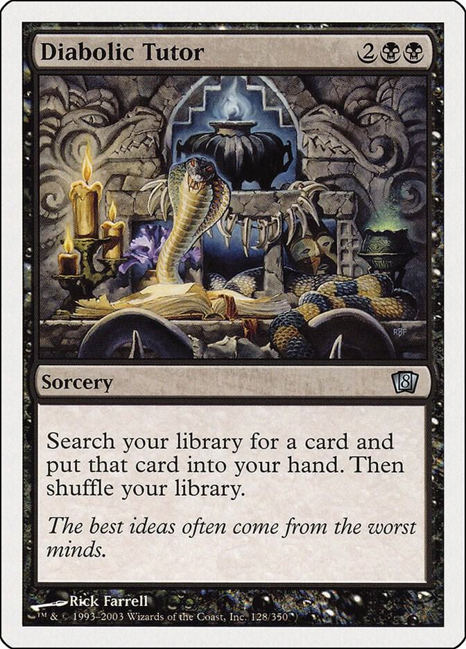 Diabolic Tutor (128) [Eighth Edition]