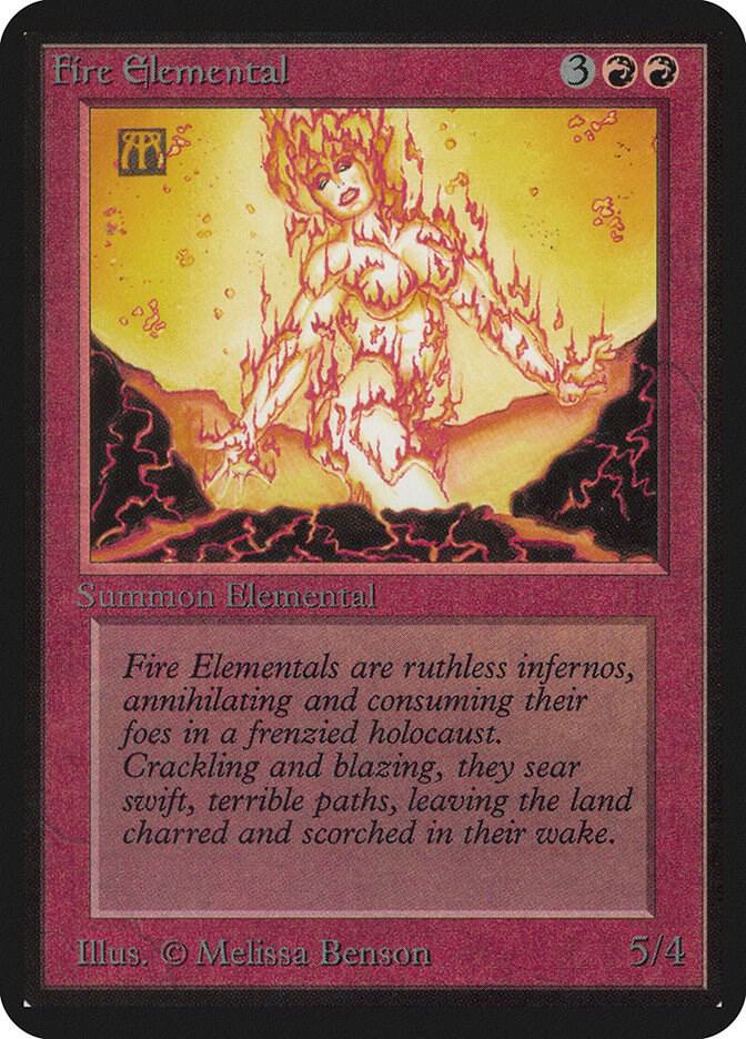 Fire Elemental (148) [Limited Edition Alpha]