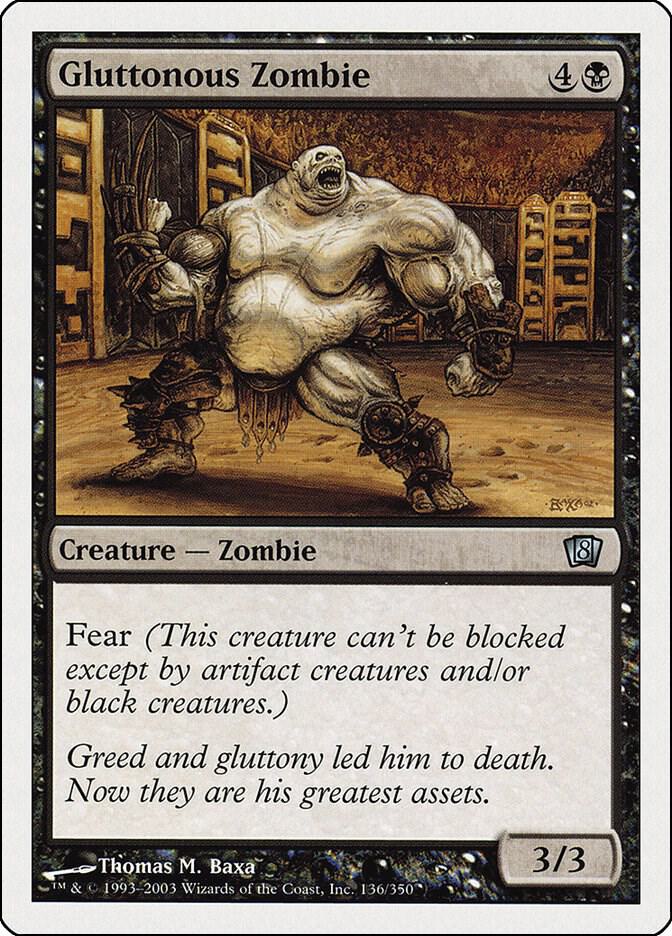 Gluttonous Zombie (136) [Eighth Edition]
