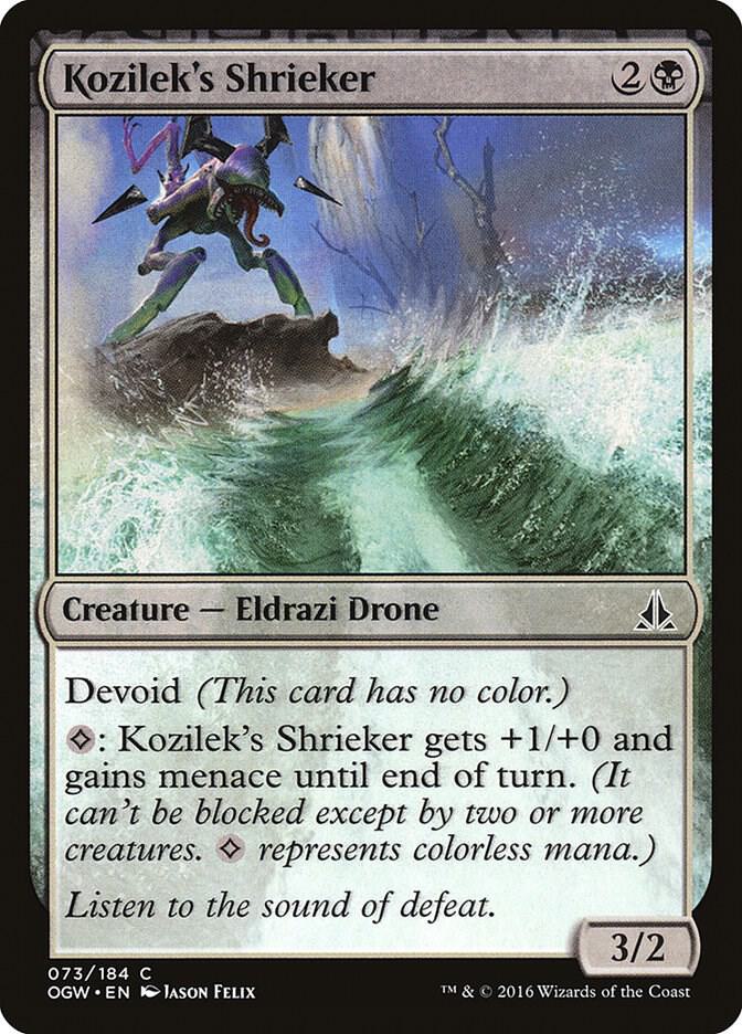 Kozilek's Shrieker (73) [Oath of the Gatewatch]