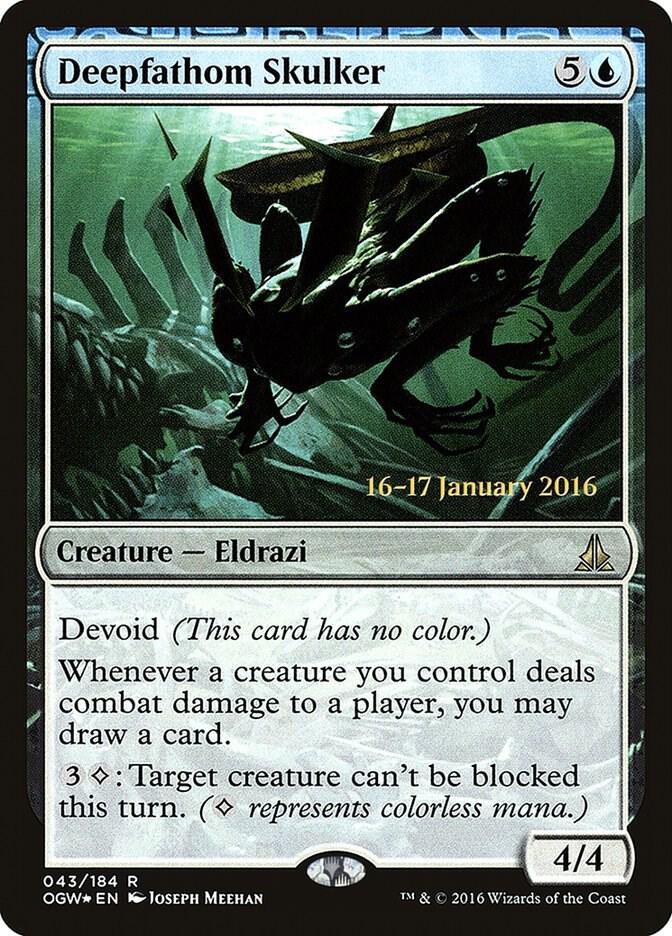 Deepfathom Skulker (43) [Prerelease Cards]
