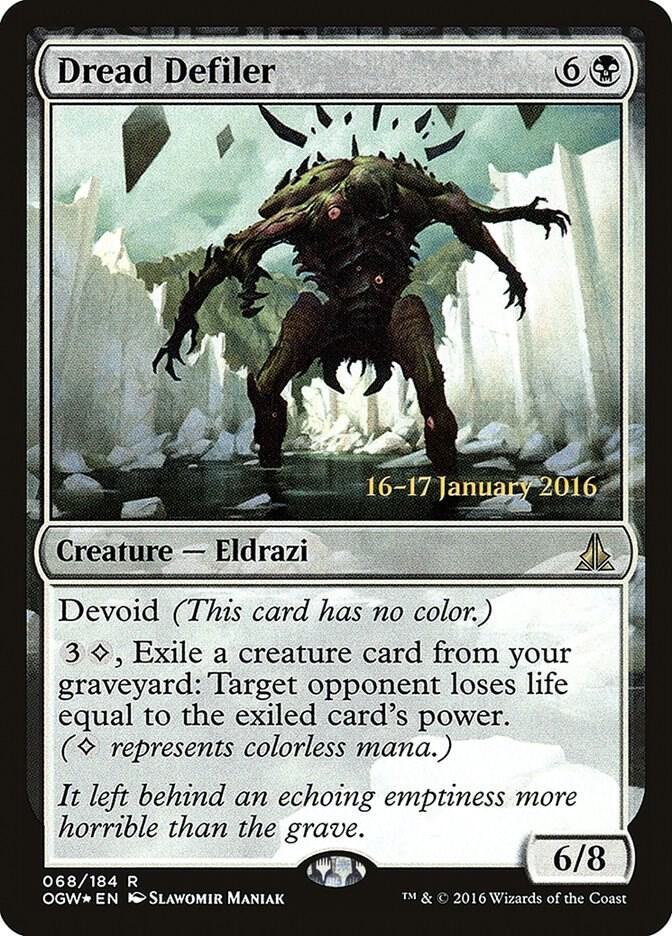 Dread Defiler (68) [Prerelease Cards]