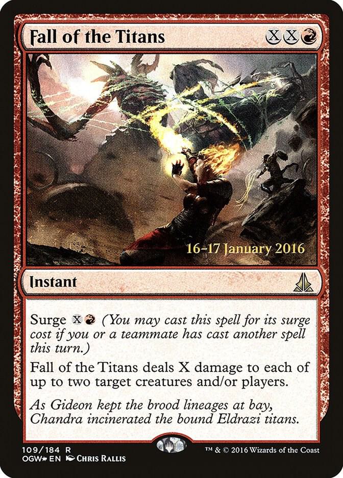 Fall of the Titans (109) [Prerelease Cards]