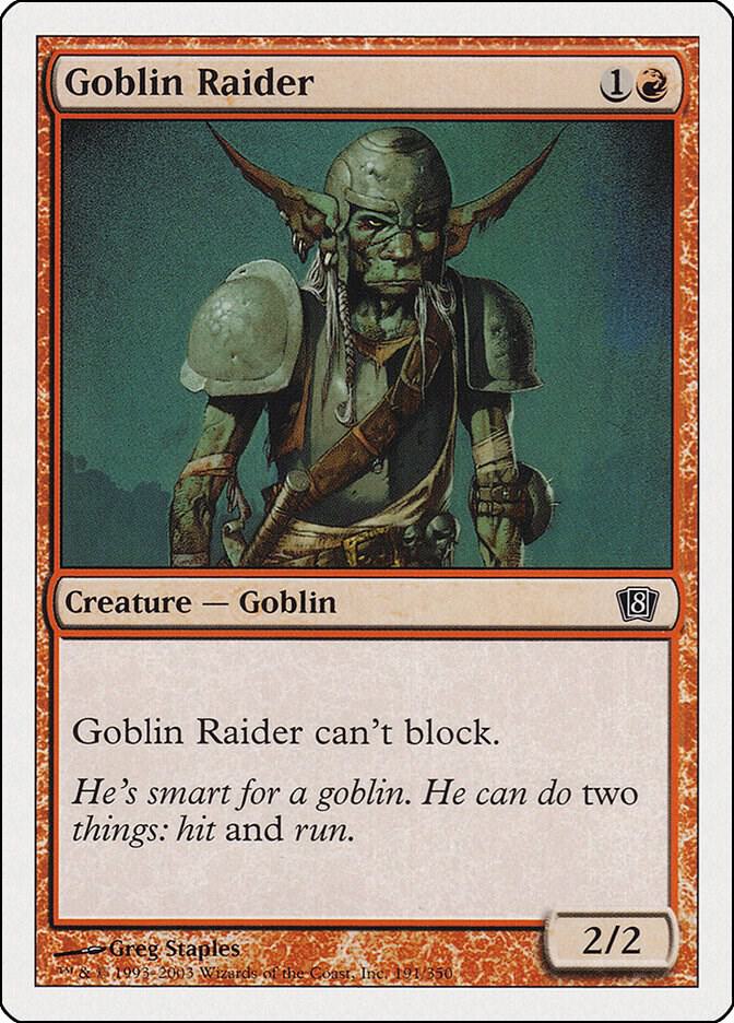 Goblin Raider (191) [Eighth Edition]