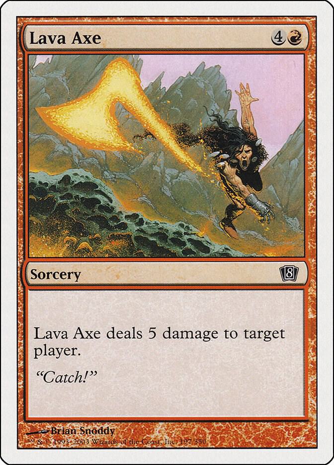 Lava Axe (197) [Eighth Edition]