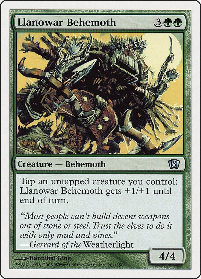 Llanowar Behemoth (261) [Eighth Edition]