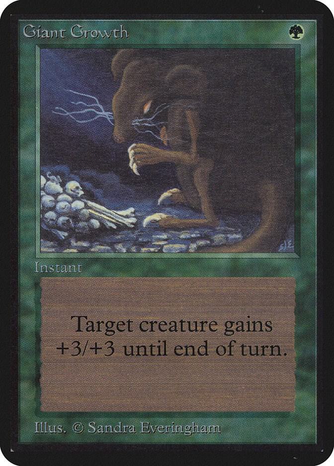 Giant Growth (197) [Limited Edition Alpha]