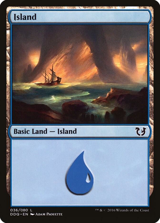 Island (036) [Duel Decks: Blessed vs. Cursed]