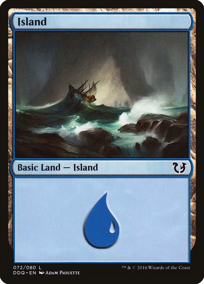 Island (072) [Duel Decks: Blessed vs. Cursed]